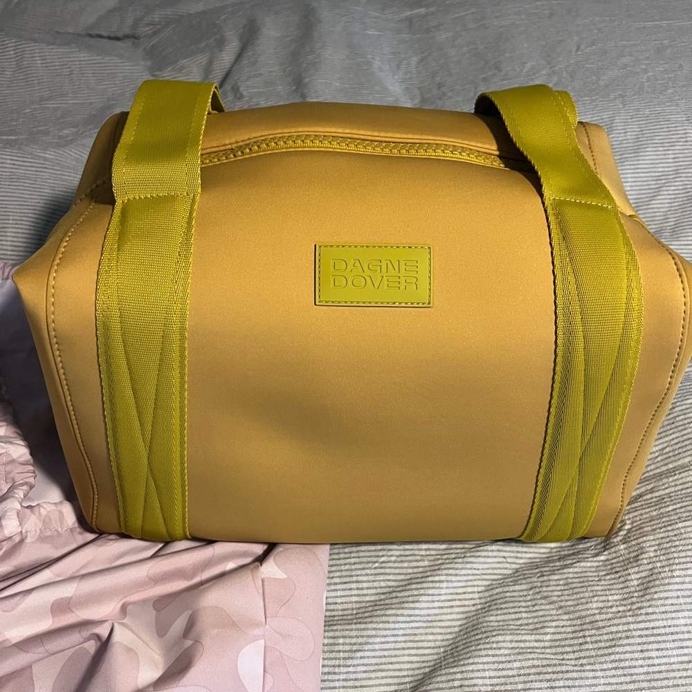 Dagne Dover Yellow Duffel Bag